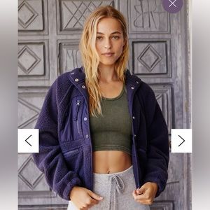 Free People Hit the slopes fleece jacket